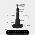 Chrome vanadium steel brake drum removal tool with three style options: A for tricycles, B and C for cars.