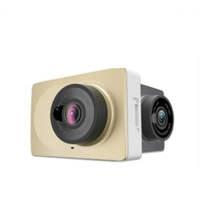 YI Intelligent Driving Recorder black Power version with 160-degree wide-angle lens and 3MP camera for vehicle recording