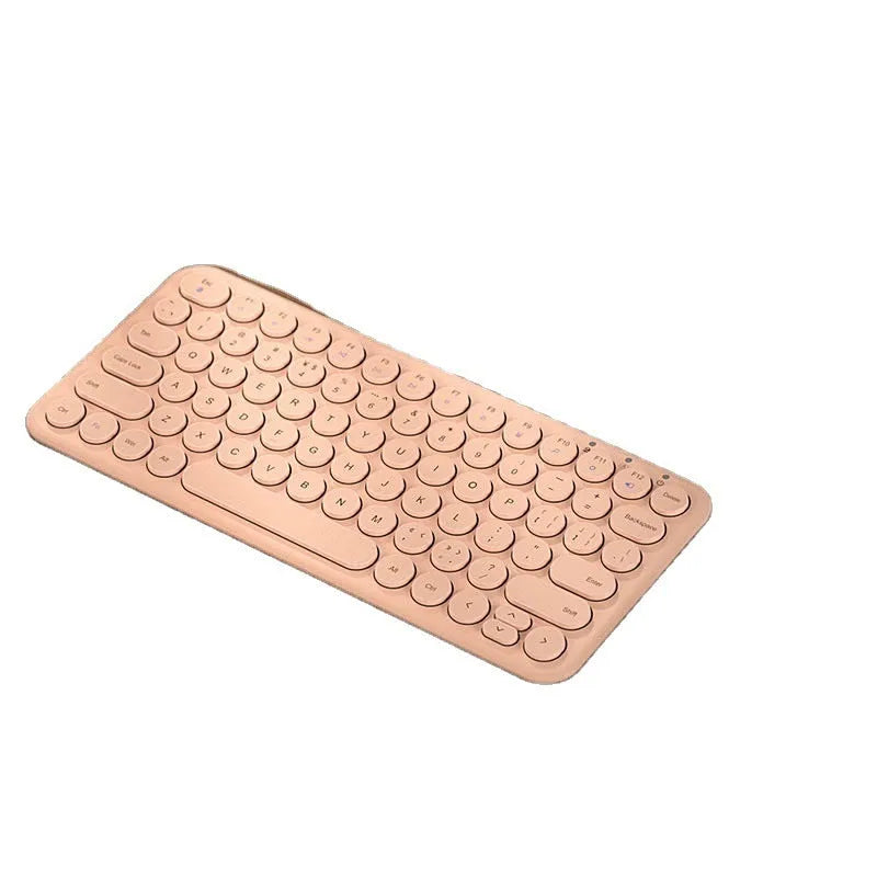 Wireless keyboard and mouse set with ultra-thin mute keys and optical mouse