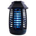 Black aromatherapy mosquito killer lamp with UV light and electric grid for insect control.