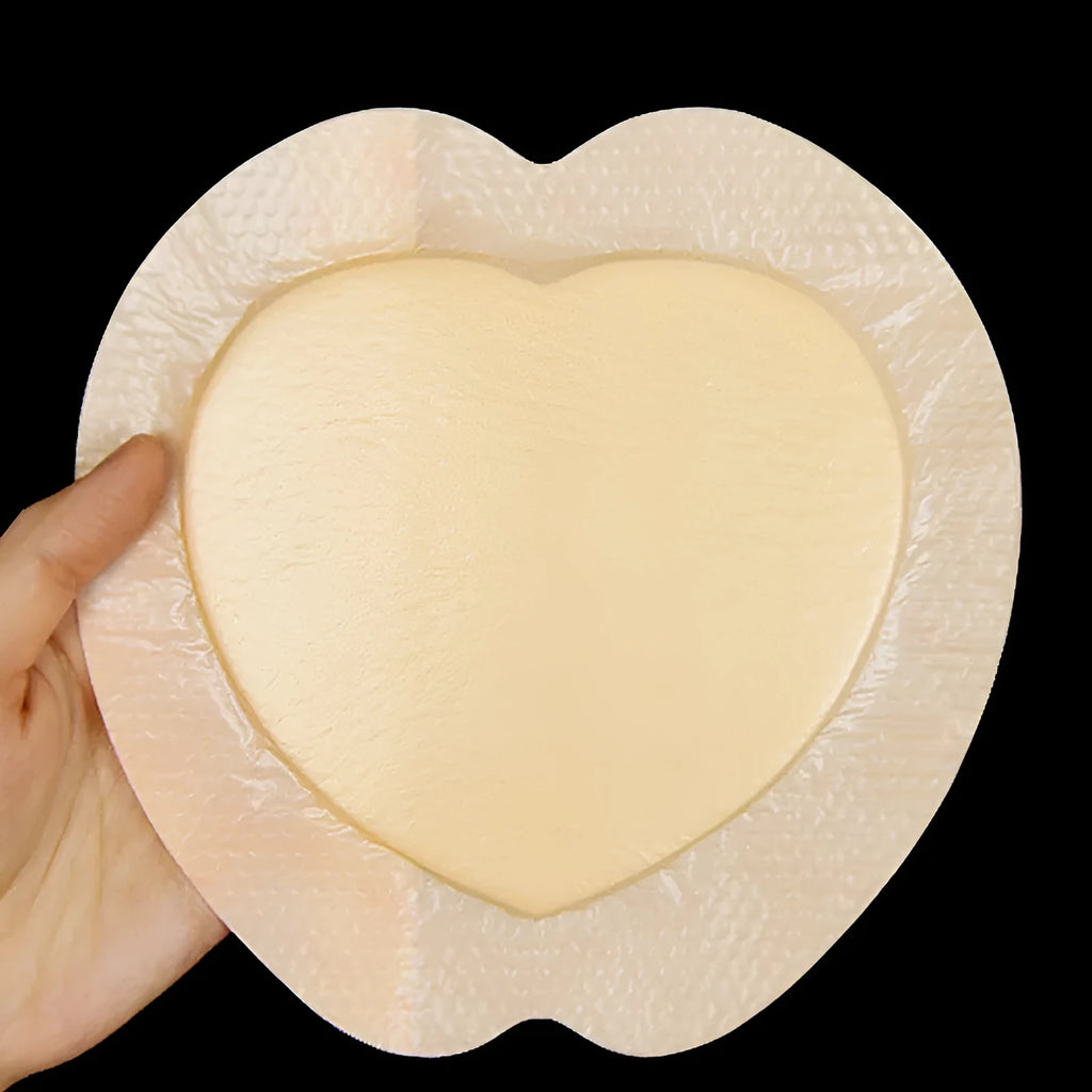 Large skin-colour silicone bedsore sticker for pressure relief and ulcer prevention