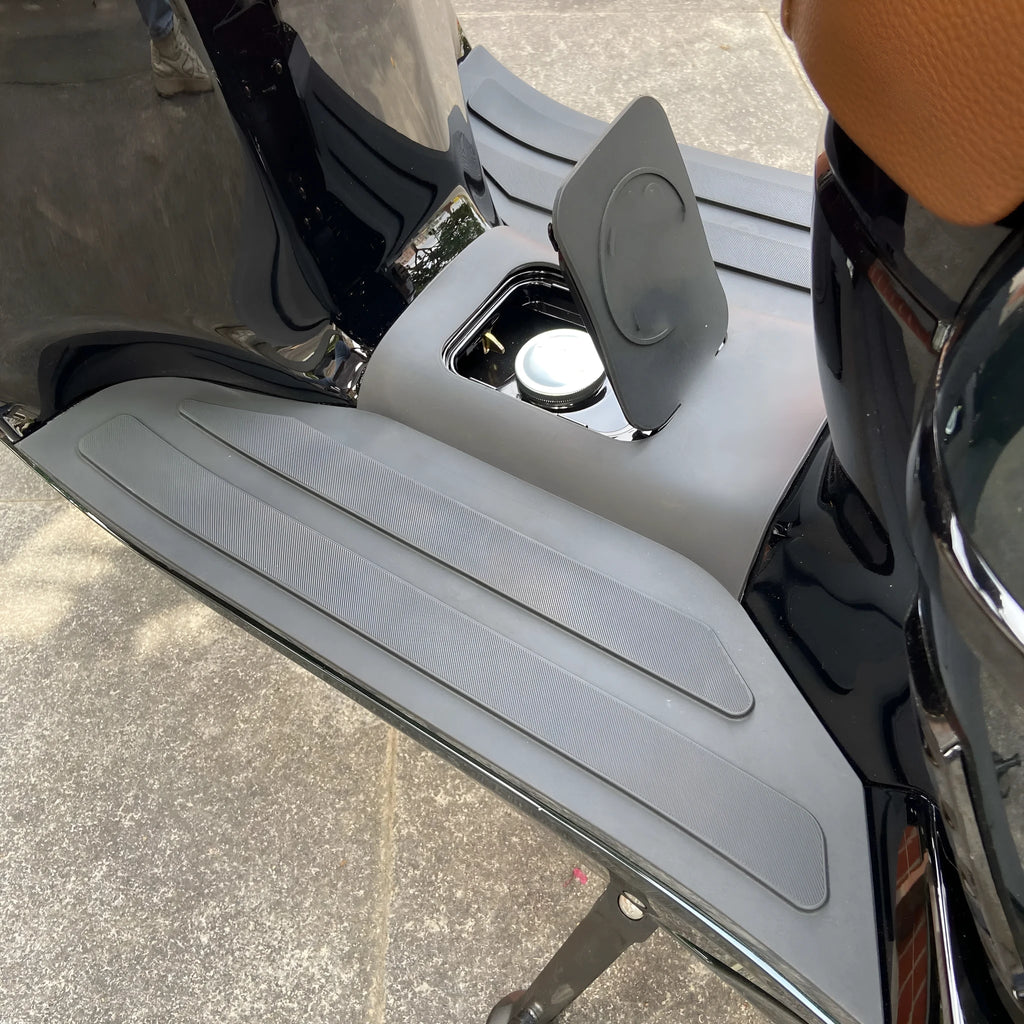 Motorcycle 3D rubber foot pad modification accessory for front pedal installation