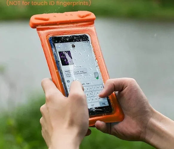 Waterproof phone pouch with lanyard in various colour options