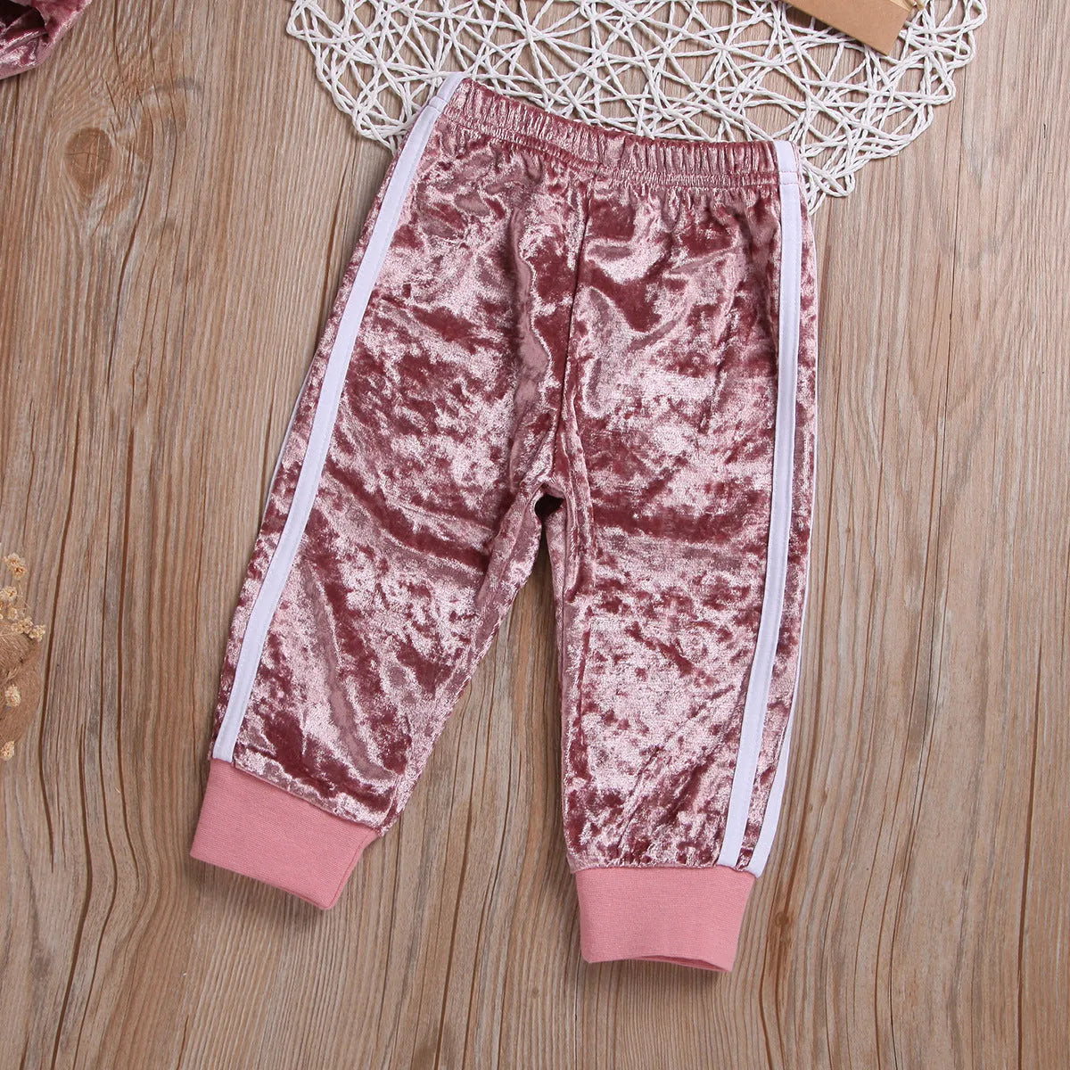 Candy-coloured children's cotton top and pants set grey red Asian fit sizes 80-120cm