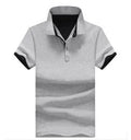 Men's Casual Fashion Stand Collar Polo Shirt in 100% Cotton with Size Range M to 4XL for Everyday Wear Black Orange Blue Gray Red White Options
