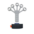 Silicone finger flexion and extension rehabilitation trainer with adjusting belt