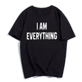 Couples wearing matching cotton short sleeve t-shirts set in black and white colour options