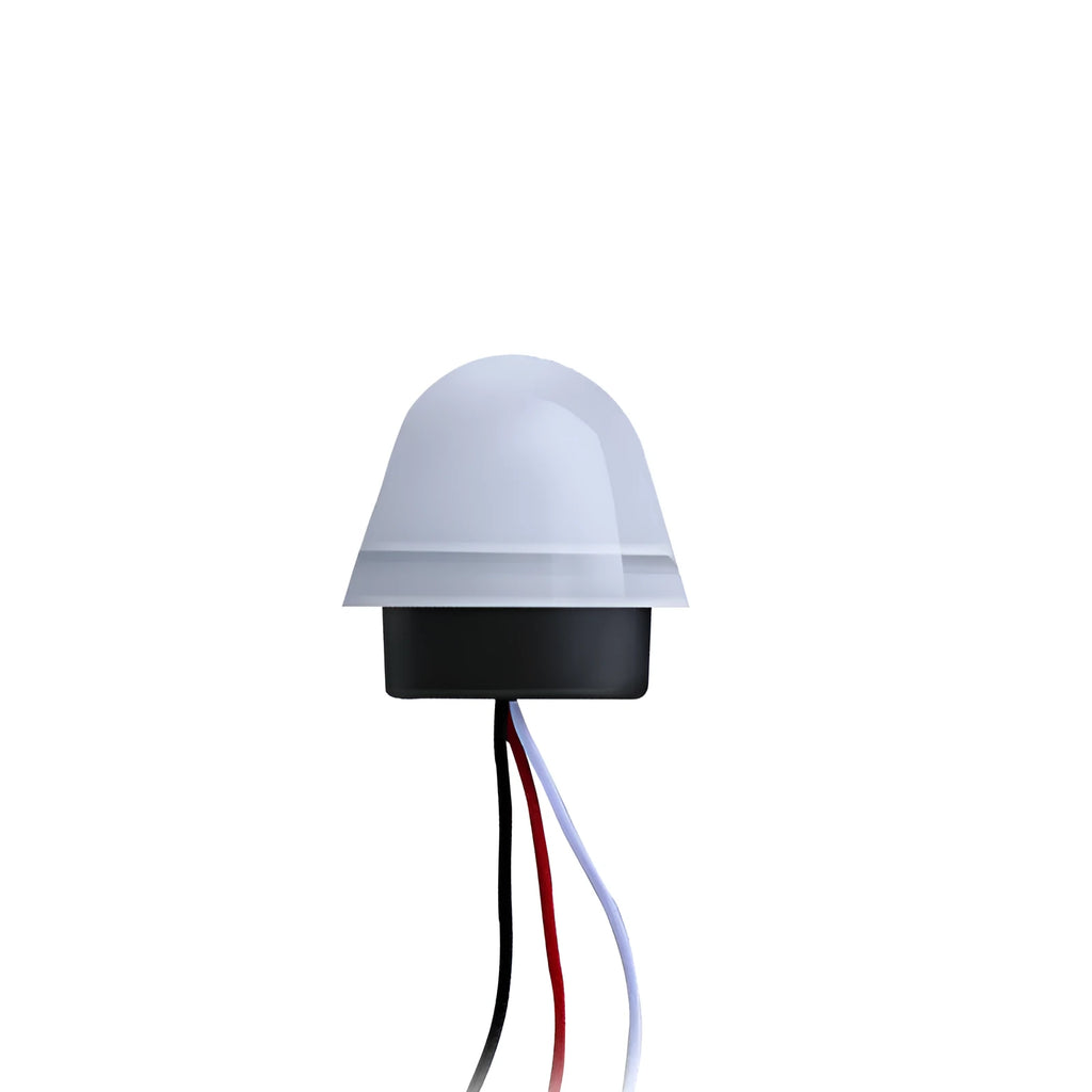 White AS-20 Series automatic induction street lamp for outdoor use with 3-5 metre sensor range.
