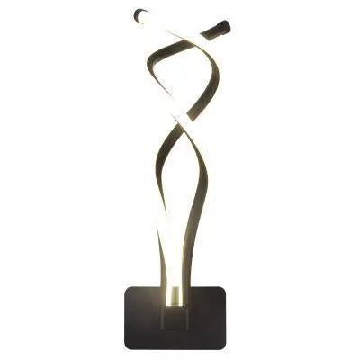 Nordic minimalist LED wall lamp with silicone shade in black finish mounted beside bed