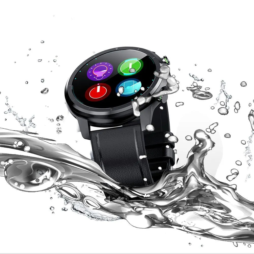 LEMFO LF26 smart bracelet with 1.3-inch screen shown in Silver colour option on a wrist.