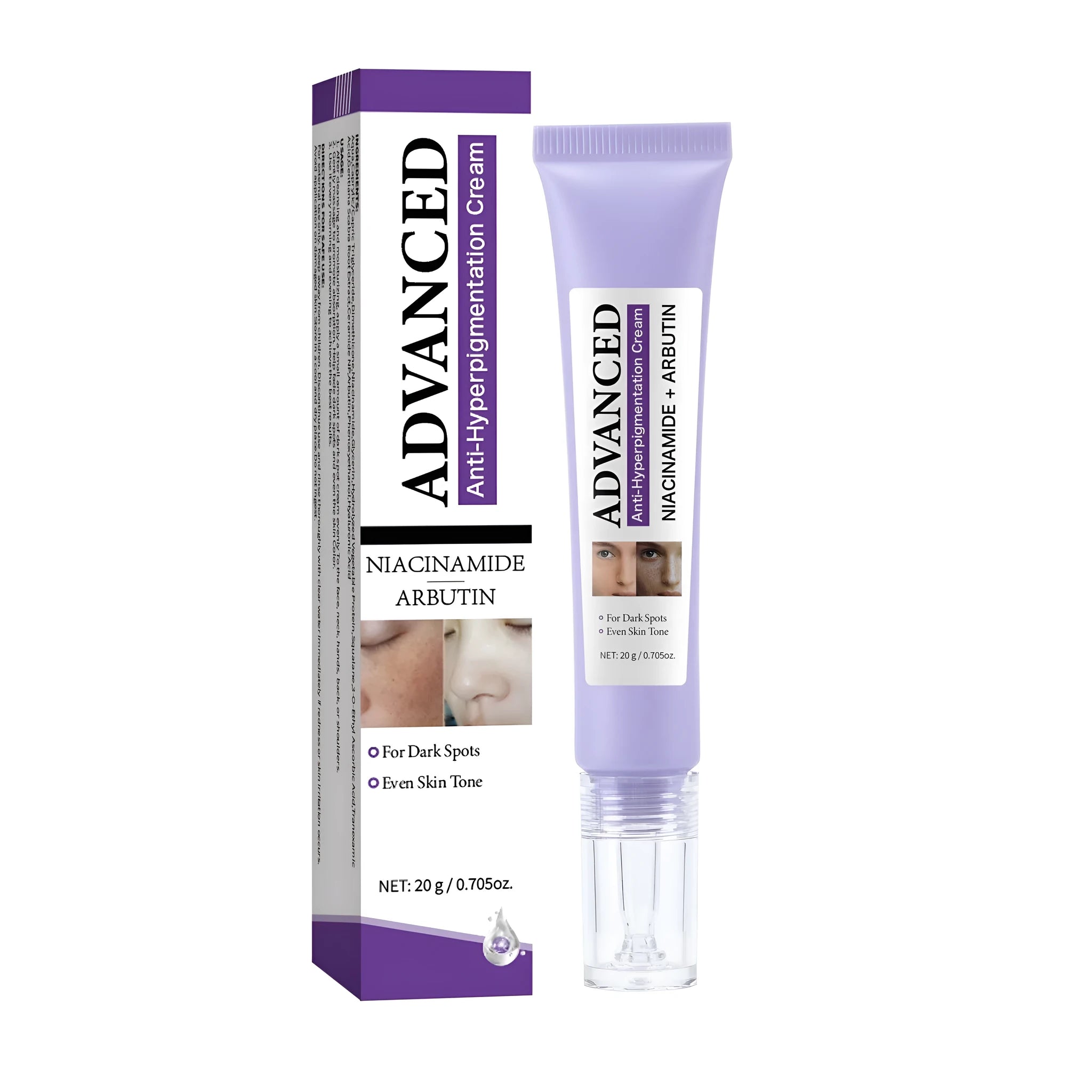 20g anti-pigmentation cream container for ladies' universal skin type skincare