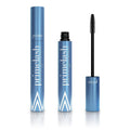 Dual-function eye black cosmetic tool with eyelash brush and comb