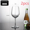 Modern PC acrylic drink bottle with drop-resistant construction for party catering in 300ml or 550ml capacity
