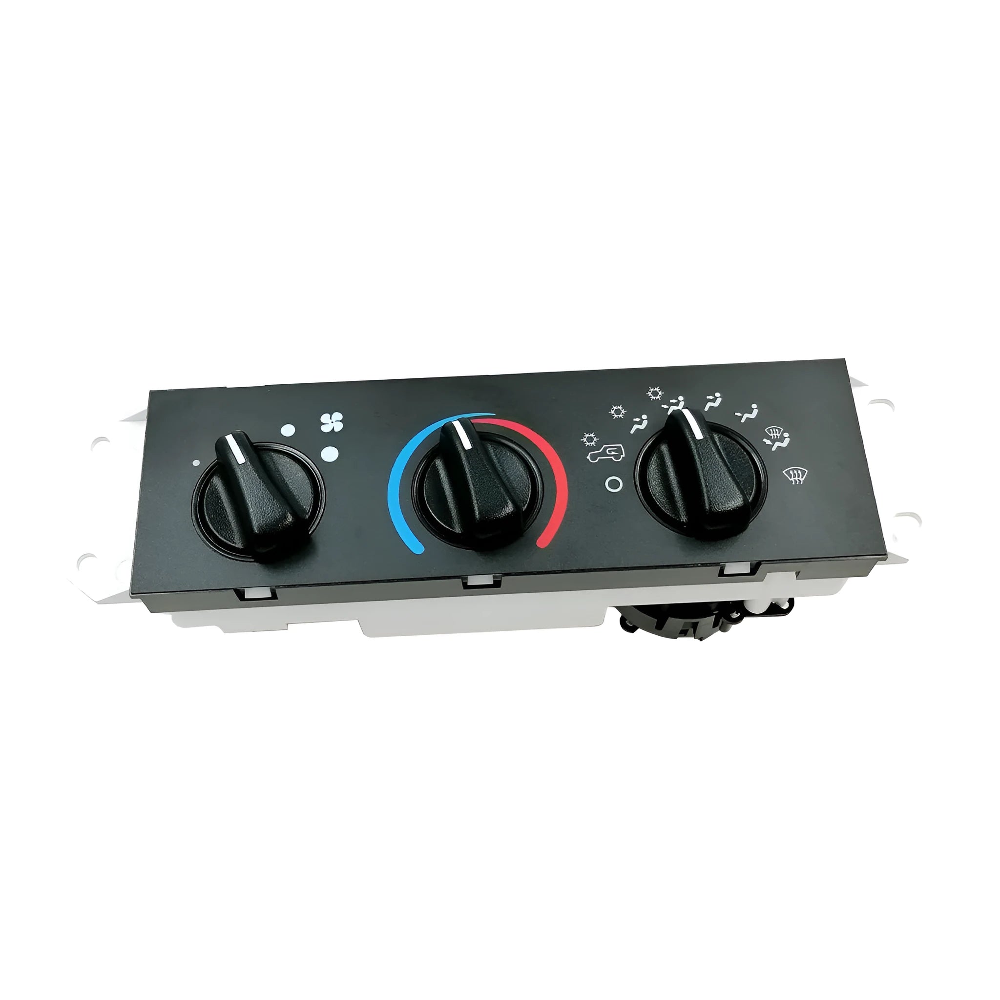 Black automotive air conditioning control switch panel for Jeep Wrangler 2005-2006 replacement part