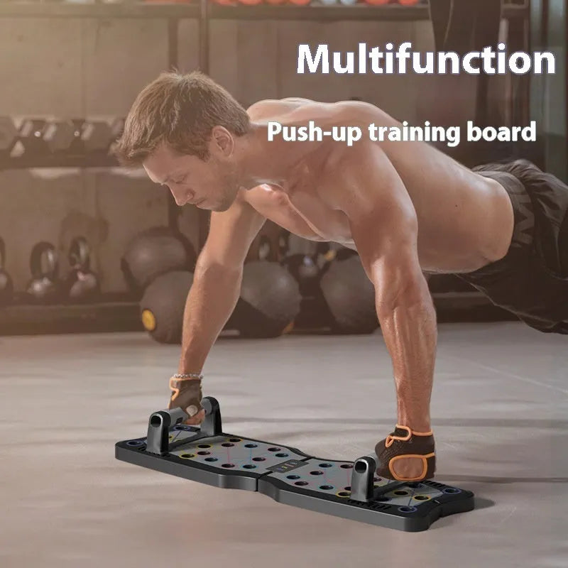 ABS push up support plates for chest shoulder and back workouts on a flat surface