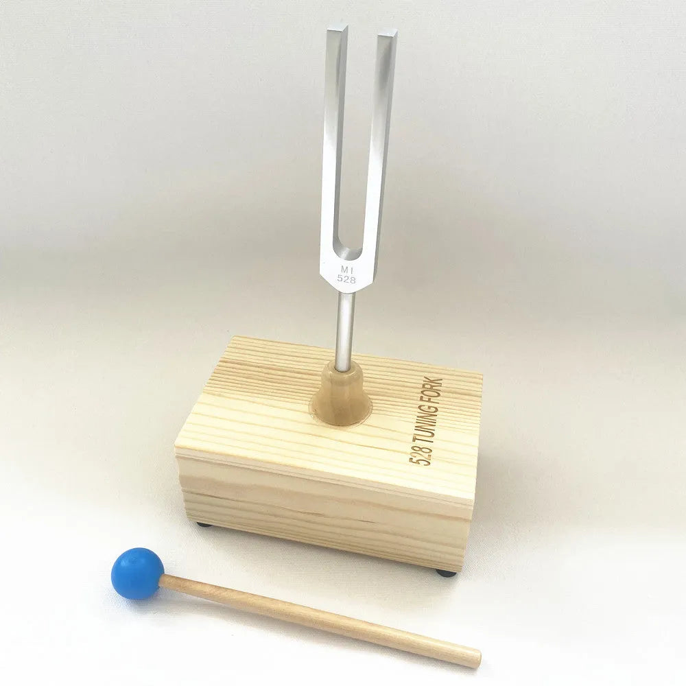 Aluminium alloy 432Hz tuning fork with speaker for sound therapy applications