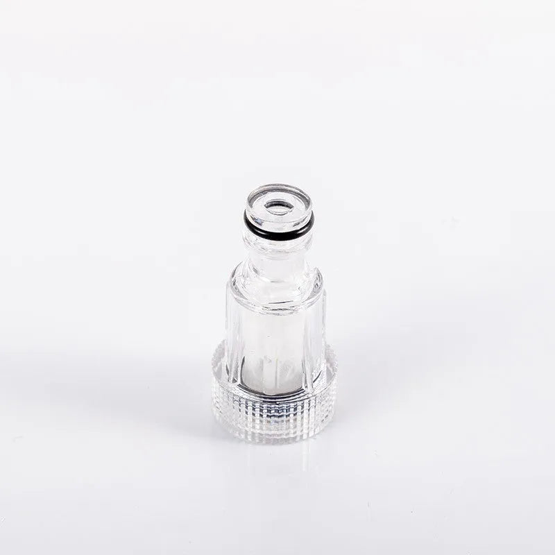 Transparent plastic inlet water joint for Karcher K2 to K7 series pressure washers