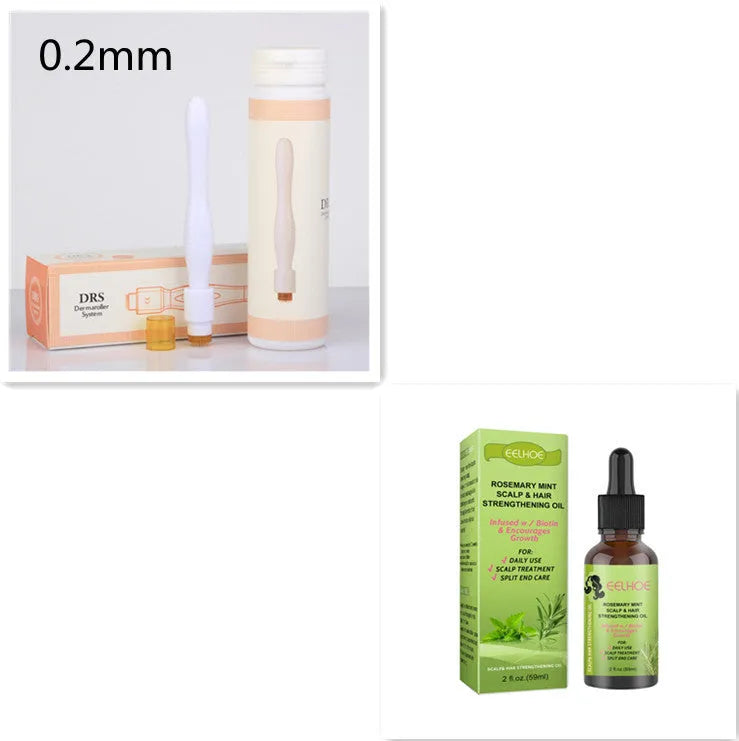 59ml bottle of Rosemary Mint Hair Growth Fluid with peppermint and rosemary extracts