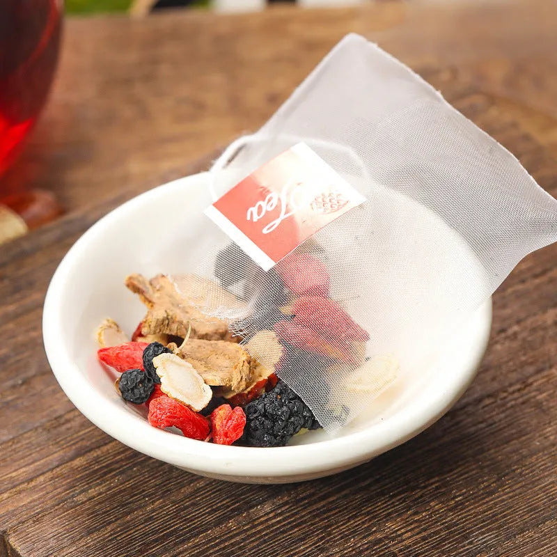 Box of Ginseng Black Wolfberry Tea for Men showing 40 individual tea bags.