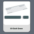 Double-sided keyboard and mouse pad with memory foam wrist support in multiple colour options