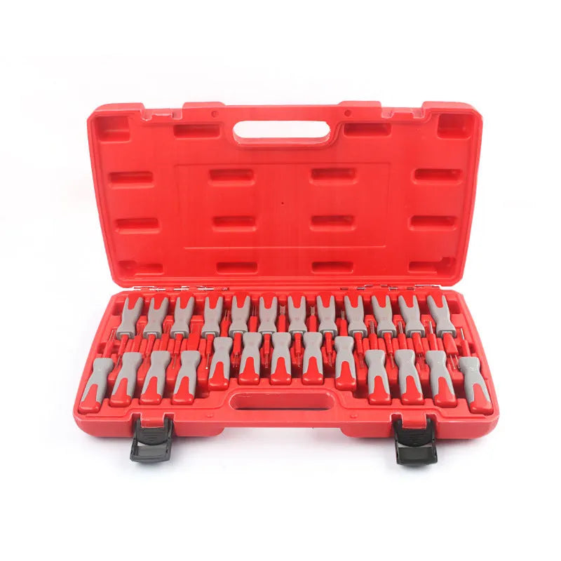 25-piece car terminal removal tool set for automotive wiring harness disassembly