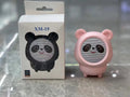 Cartoon panda desktop wireless Bluetooth speaker in white plastic with USB power