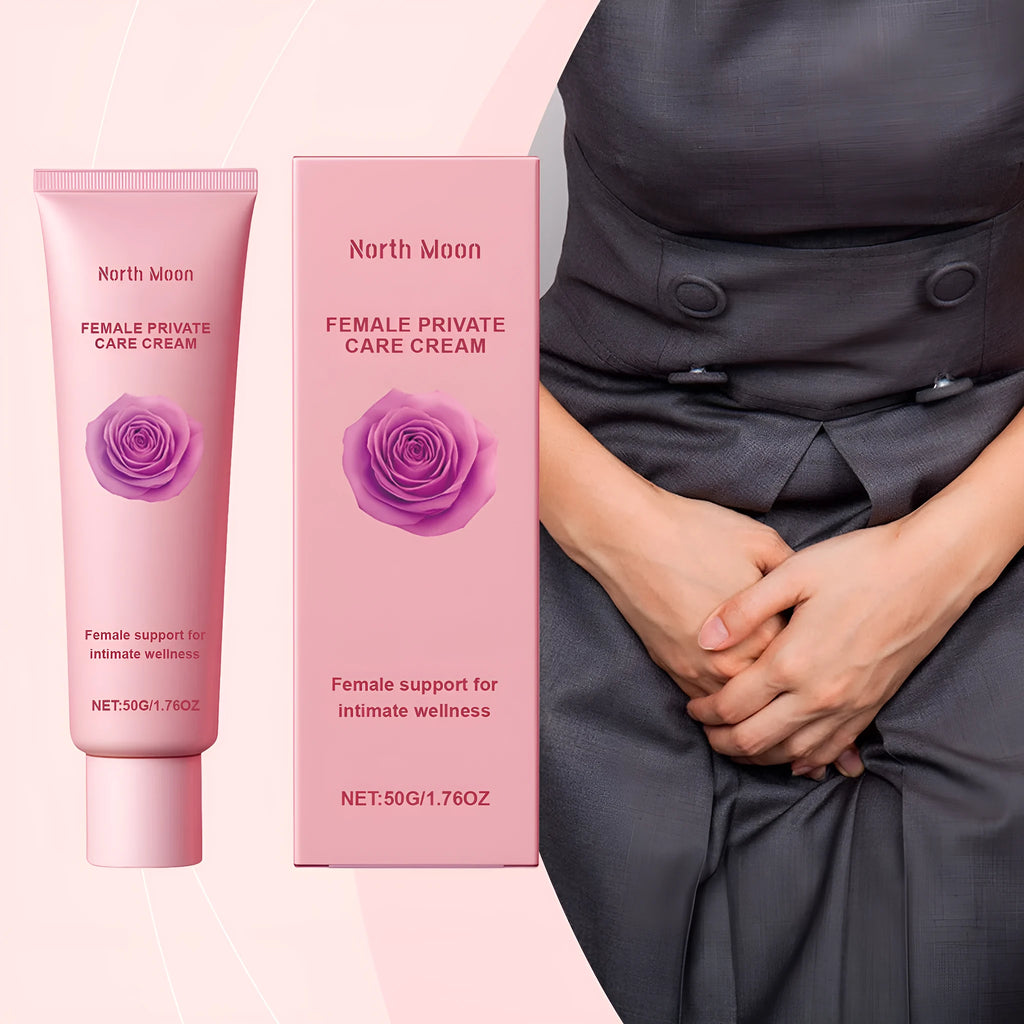 50g moisturising cream tub with rose and peppermint extracts for daily hydration of dry skin