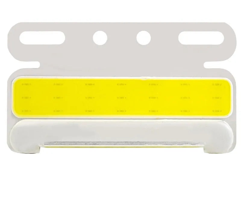 12V 24V aluminium alloy LED COB truck side marker light in red, yellow, green, blue, and white.