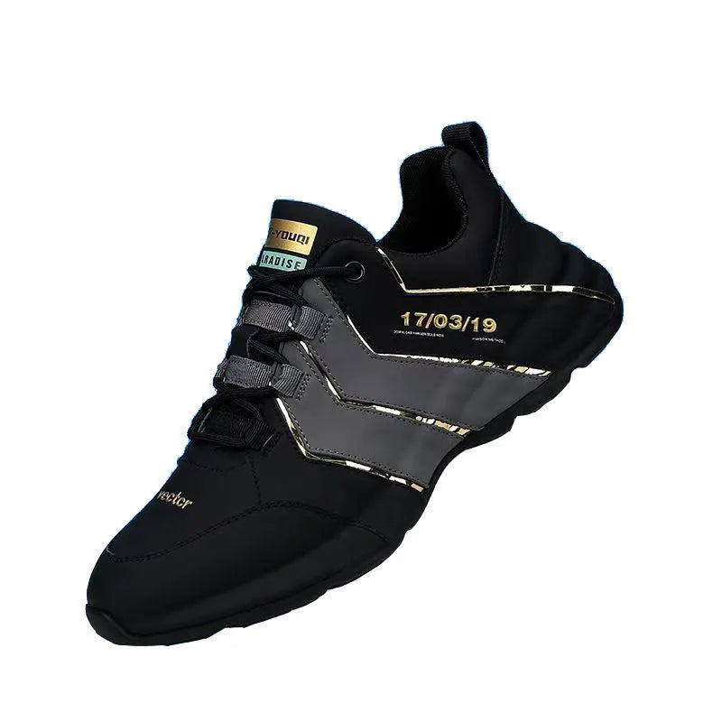 Teenagers casual sneakers with thick plastic soles and mesh lining in black, grey, and white colour options