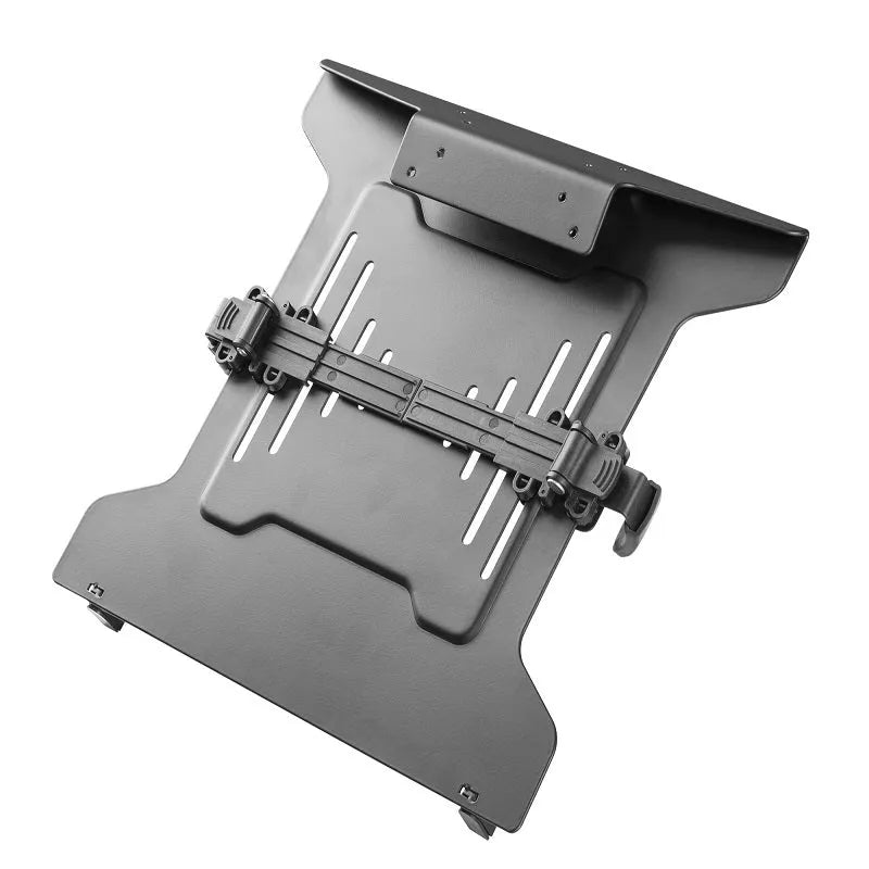 Notebook stand tray universal laptop riser plastic sheet metal 300x60x280mm 4.5kg support black