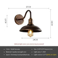 Retro style silver courtyard wall lamp mounted at right angle on villa exterior wall