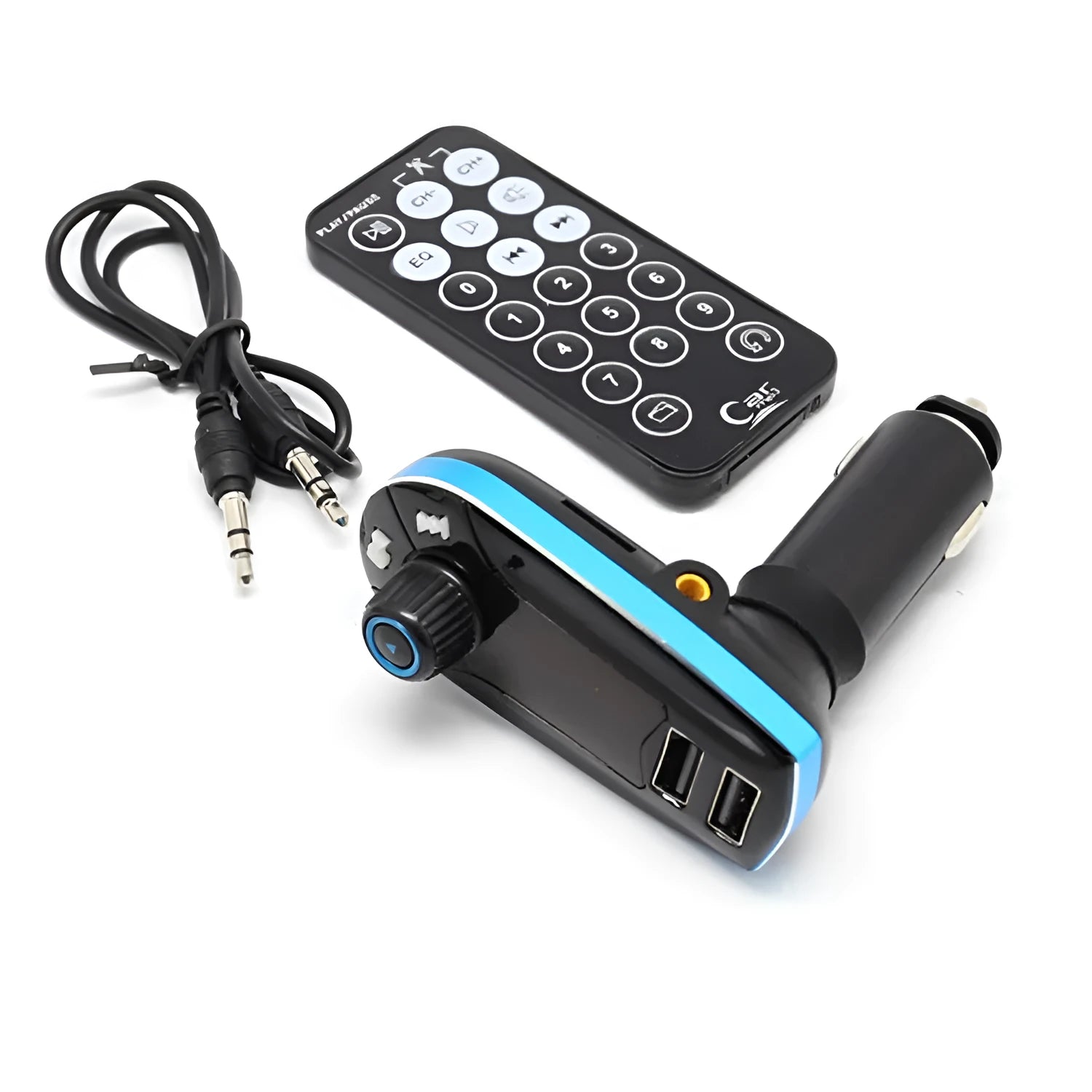bt618c car Bluetooth FM transmitter with LCD screen and USB port for MP3 playback