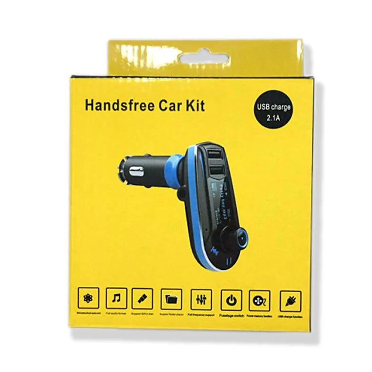 bt618c car Bluetooth FM transmitter with LCD screen and USB port for MP3 playback