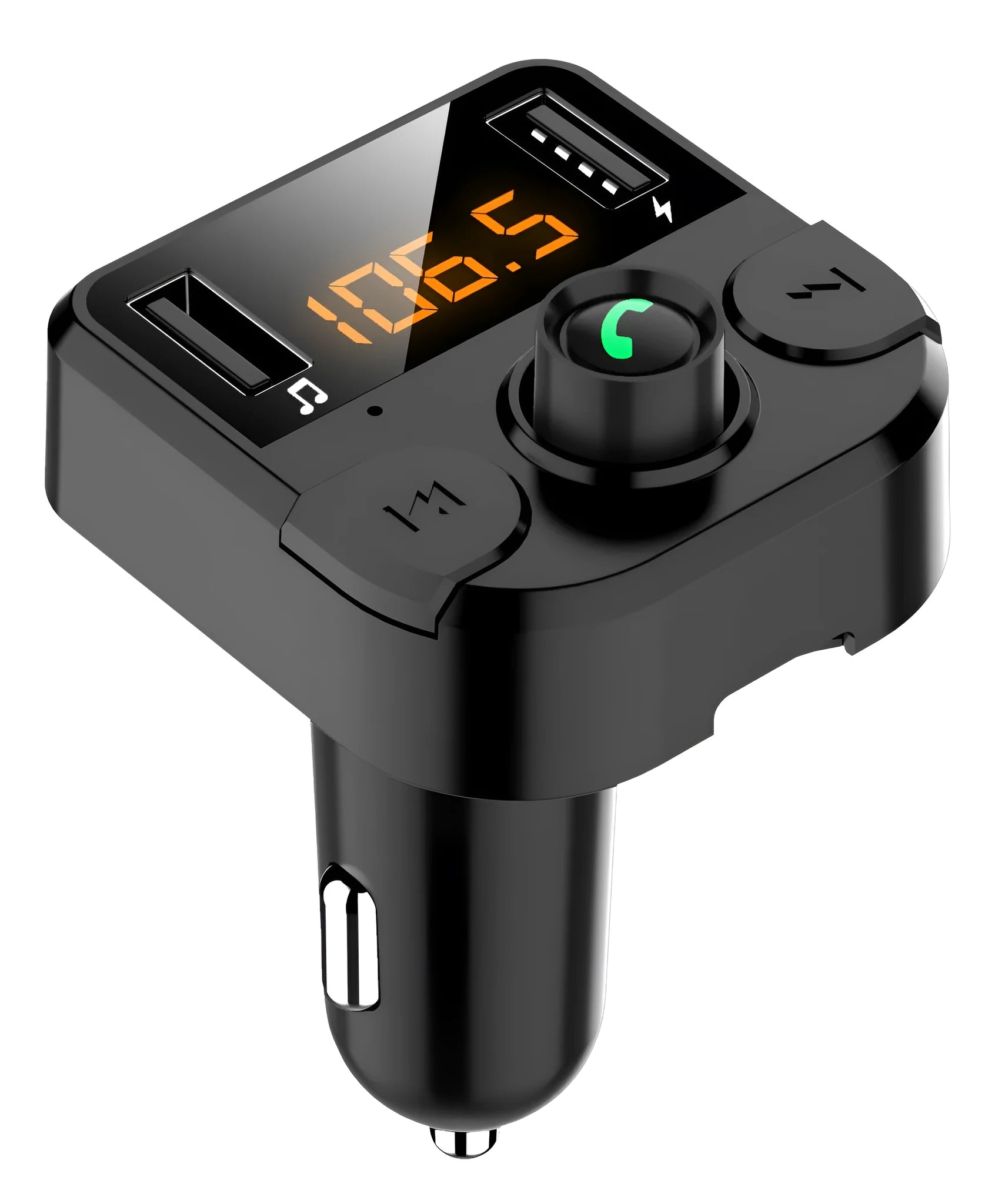 BT36B black car MP3 Bluetooth player with 1.1-inch size and cigarette lighter connection