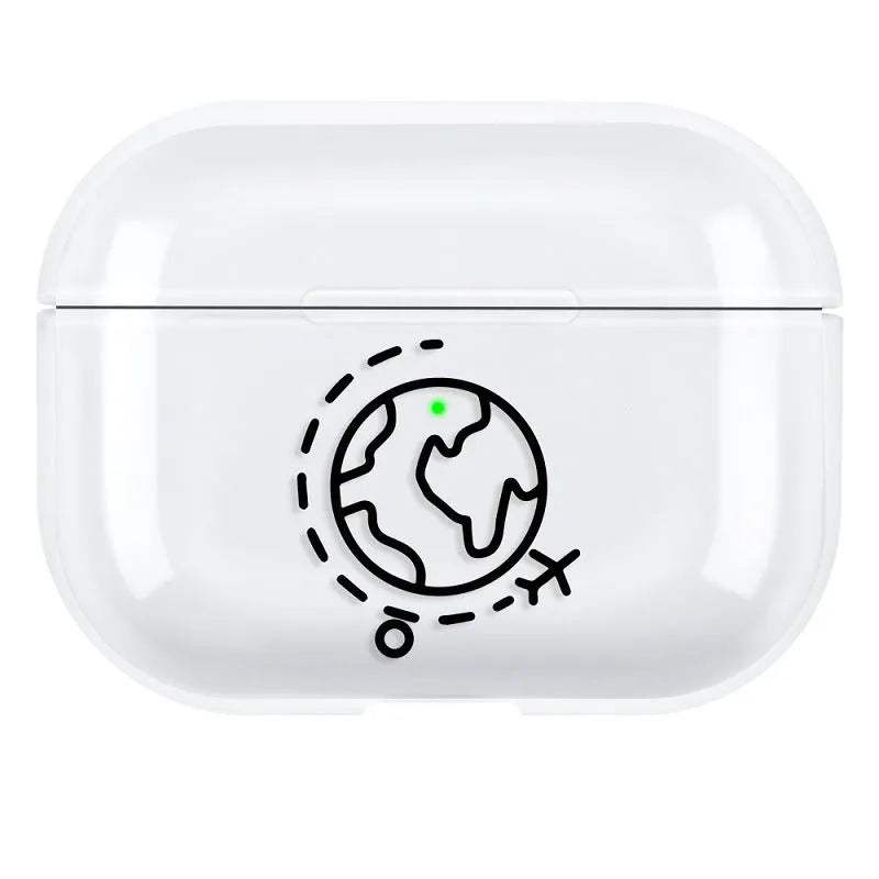 AirPods Pro 3 protective shell in solid colour polycarbonate back cover style