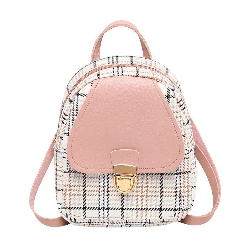 PU leather one shoulder diagonal phone bag shown in available colours