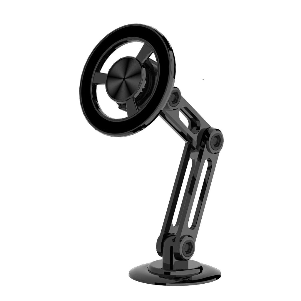 All-metal magnetic car phone holder in multiple colour options with magnetic rings and spare adhesives