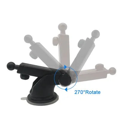 Universal car phone bracket with telescopic long rod and ABS plastic construction