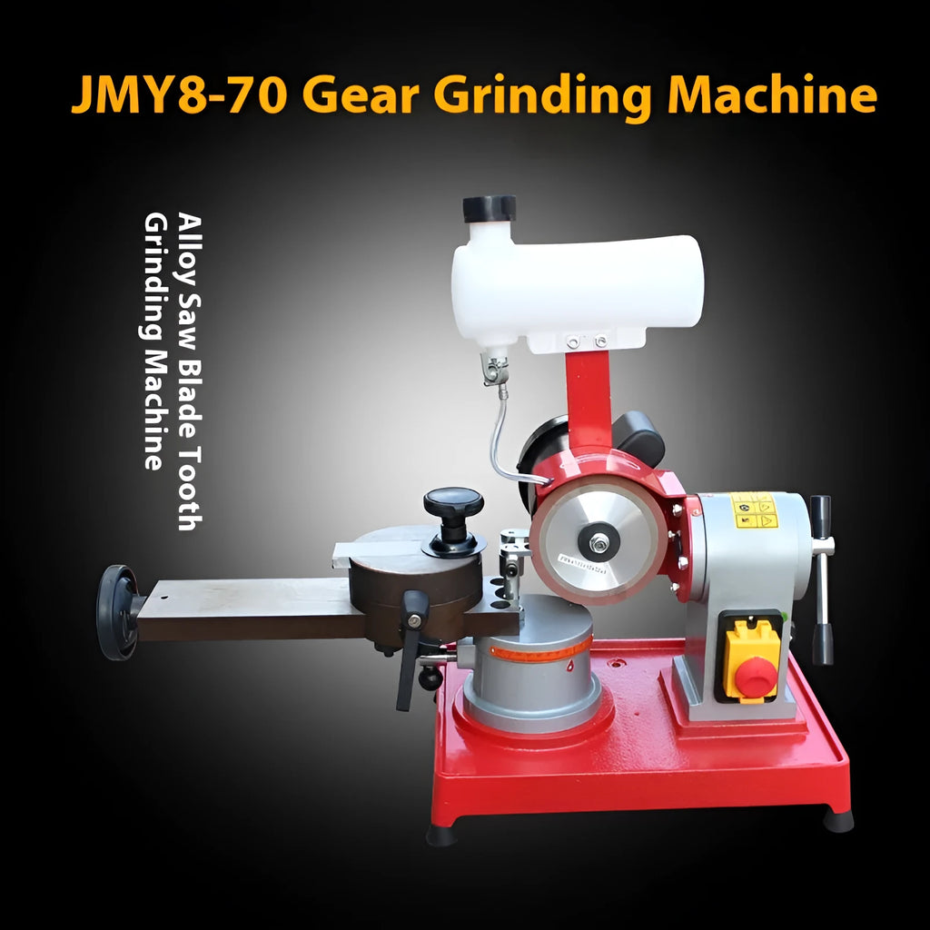 Xiao Mowang manual sharpedge grinding machine for alloy circular saw blades on workbench
