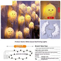 Halloween battery-powered coloured lights for indoor wall decoration in plastic housing