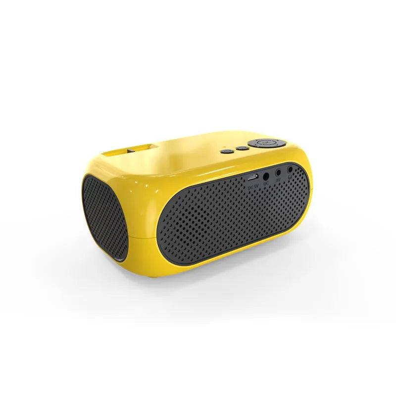 M24 micro mini portable projector in gold or white colour with compact size