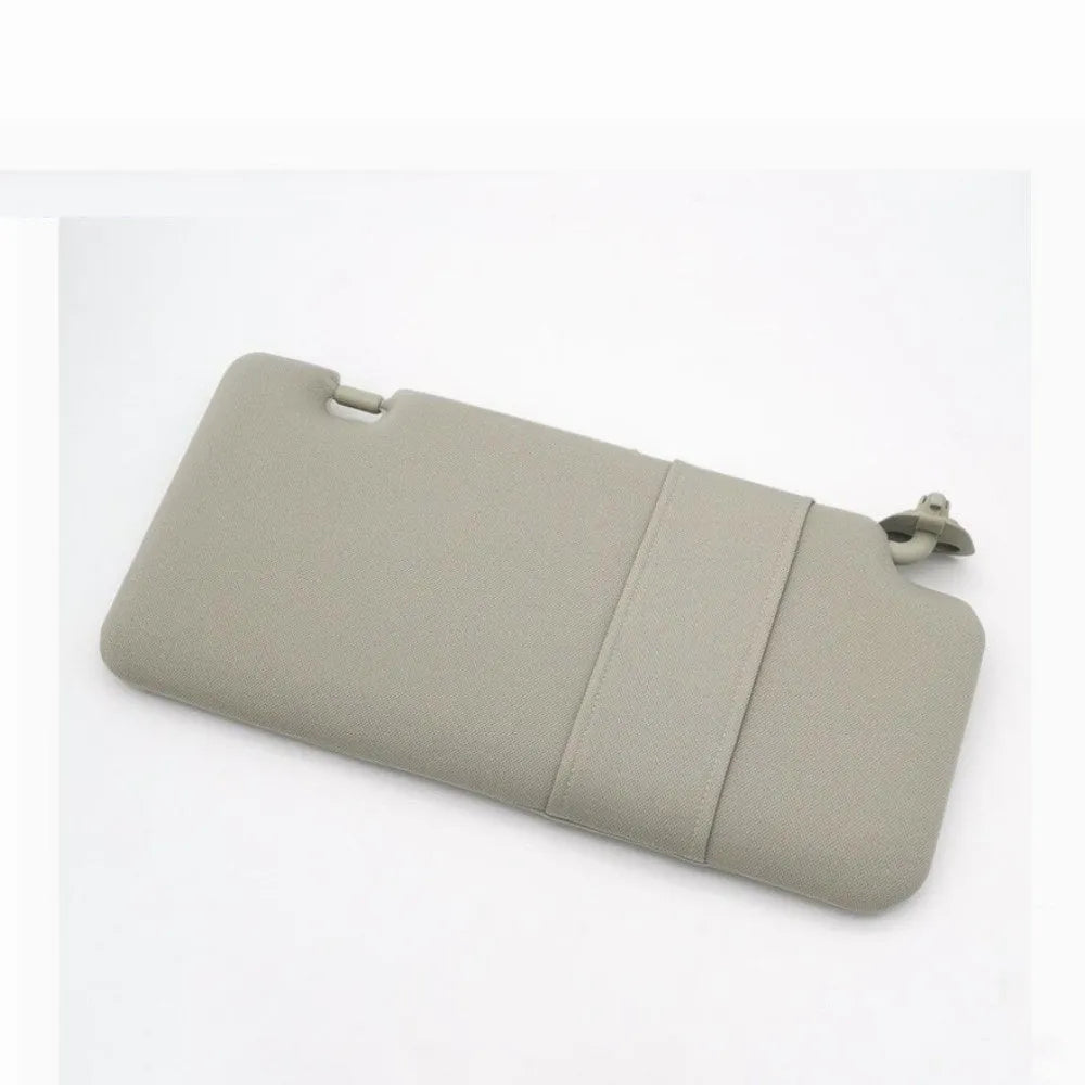 Beige sun visor with cosmetic mirror for Nissan Lida 2005-2012 models, dimensions 43x23x8cm