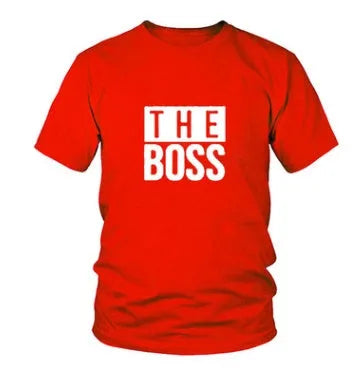 A man's loose fit round neck T-shirt with a printed graphic on the front, shown in a casual style.