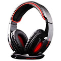 SADES SA 902 black wired USB gaming headset for PC computers with over-ear cups and built-in microphone