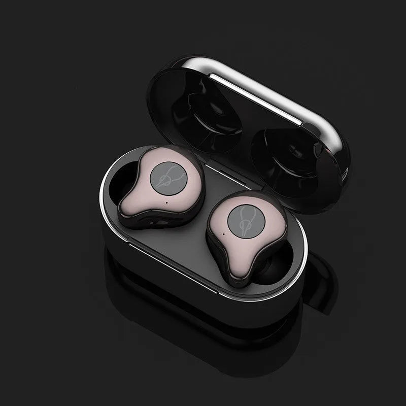 Wireless TWS stereo Bluetooth headset in six colour options with USB-C charging case