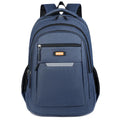 Men's casual Oxford cloth backpack with breathable lining in grey, black, green and blue colour options