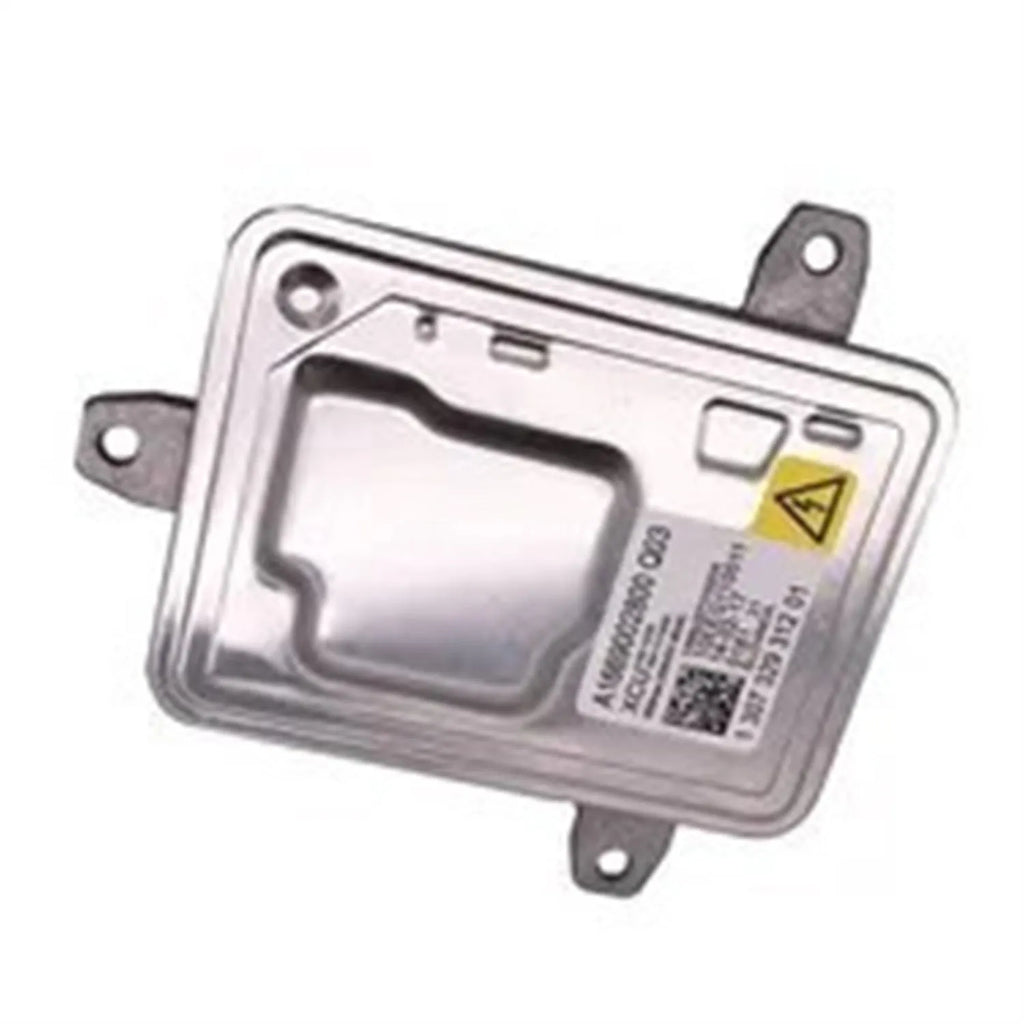 Metal H7 HID ballast for car headlights, showing its rectangular 14x11x4.5 cm size.