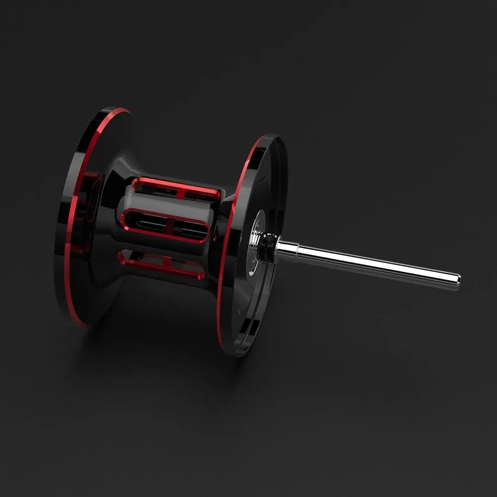 Drip wheel lure fishing rod rocking wheel line reel showing left and right hand wheel options.