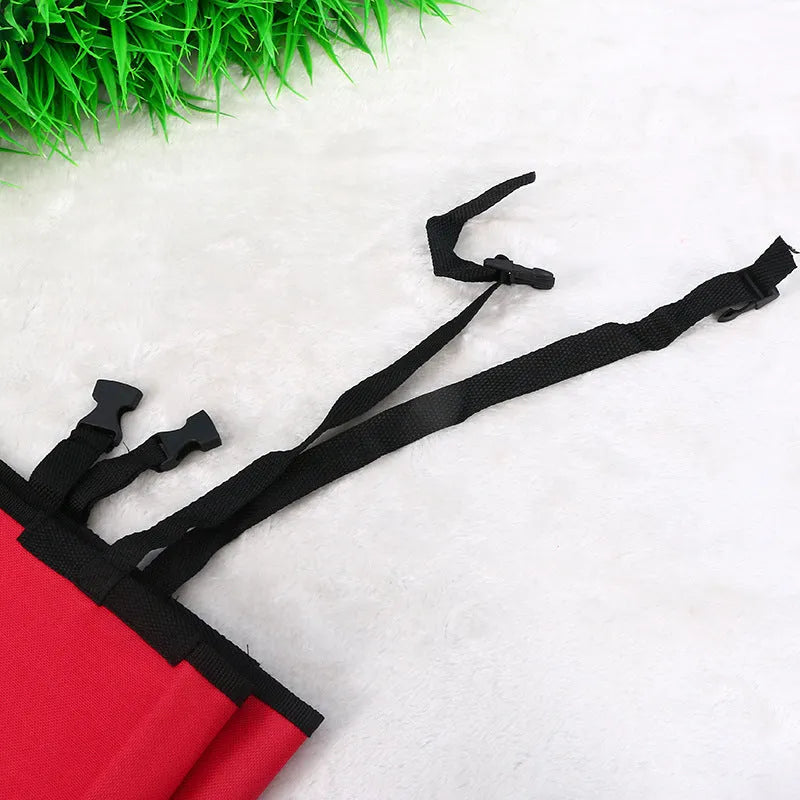 135cm square waterproof car pet pad for dogs and cats in red, blue, or black