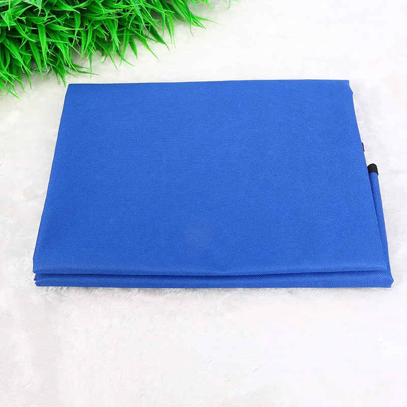 135cm square waterproof car pet pad for dogs and cats in red, blue, or black